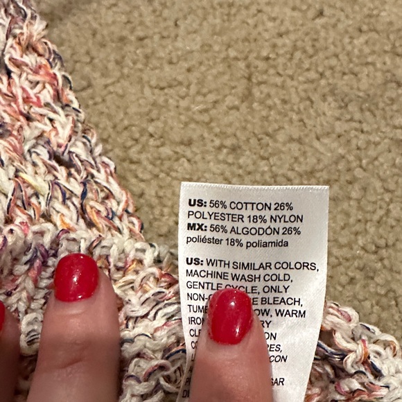 Like New! White House Black Market Colorful Knit Top - Picture 7 of 7